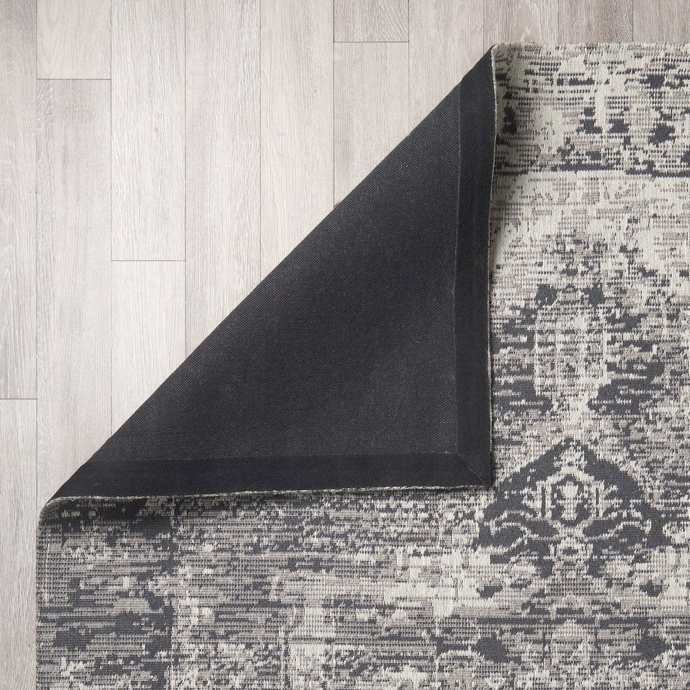 Greyson 96.0L x 60.0W x 0.4H Gray Area Rug