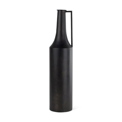 Aubrey Large 24.0H Black Iron Flower Vase