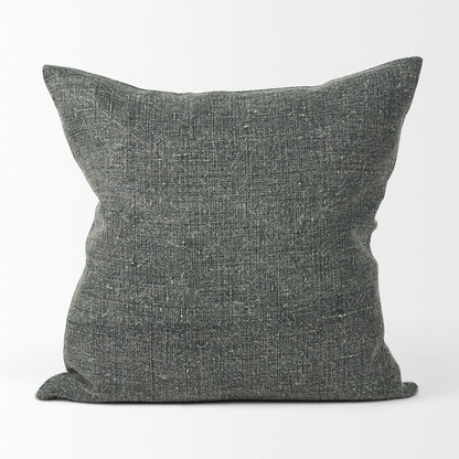 Jack Green Linen Square Decorative Pillow Cover