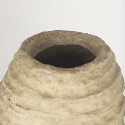 Kamli Large Beige Paper Mache Vase