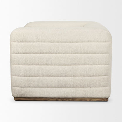 Ricciardo Cream Boucle Upholstered Arm Chair