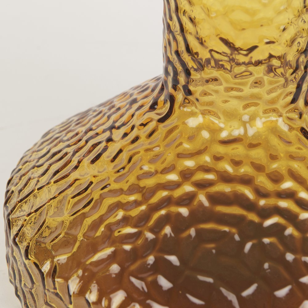 Jolene Tall  Amber Glass Vase