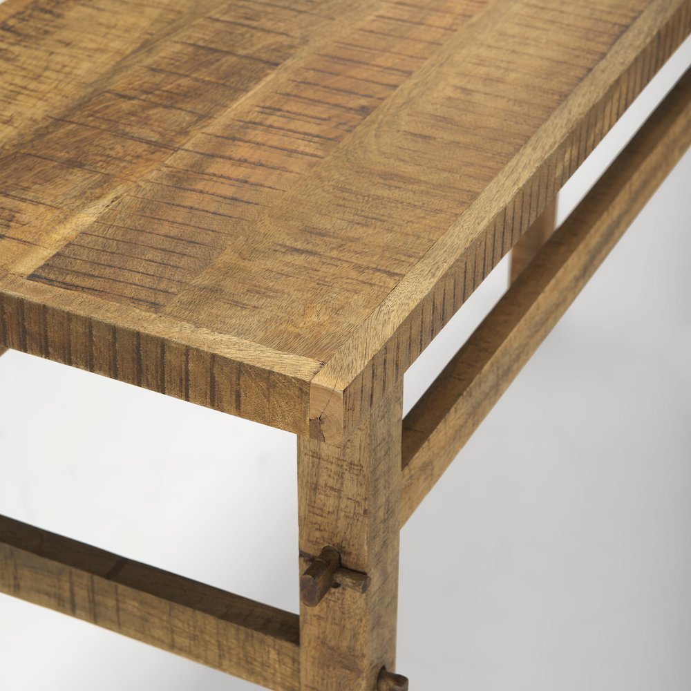 Rosie Small Brown Wood Console Table