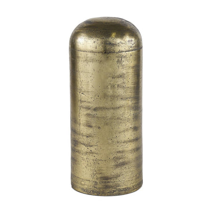 Quonset Extra Tall Brass Finished Aluminum Metal Pillar Object