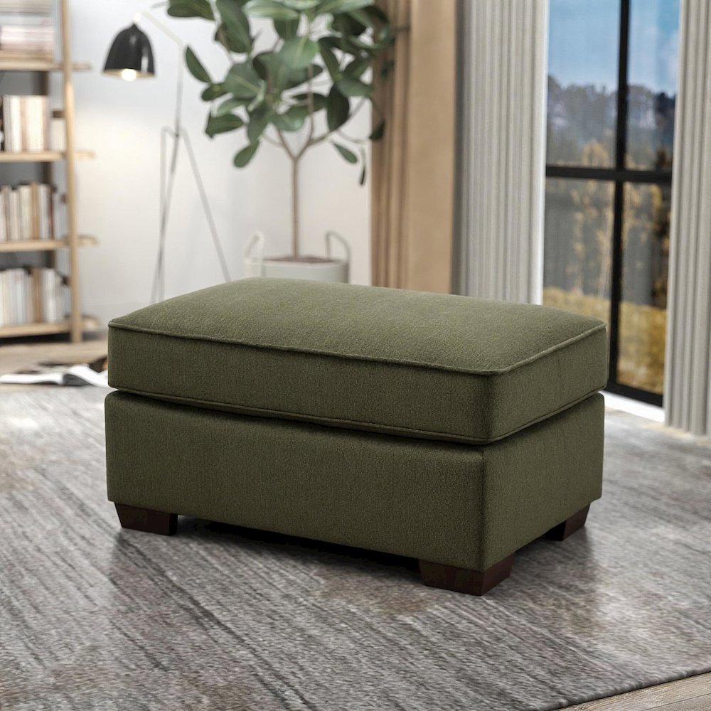 Marvella 2-PC Living Room Set, Arm Chair and Ottoman with Chenille Upholstery