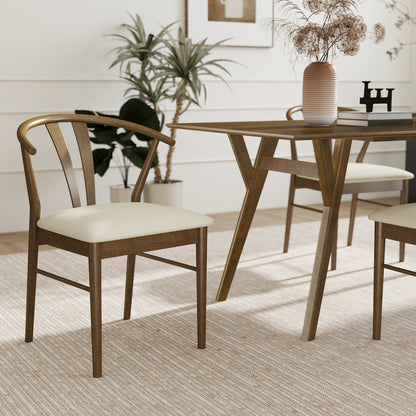 Lavin Wishbone Dining Chairs, Set of 2, Walnut