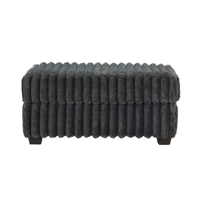Belvoir Accent Cocktail Ottoman, Charcoal