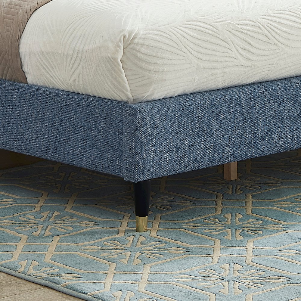 Rozitta Upholstered Wingback Platform Bed, King