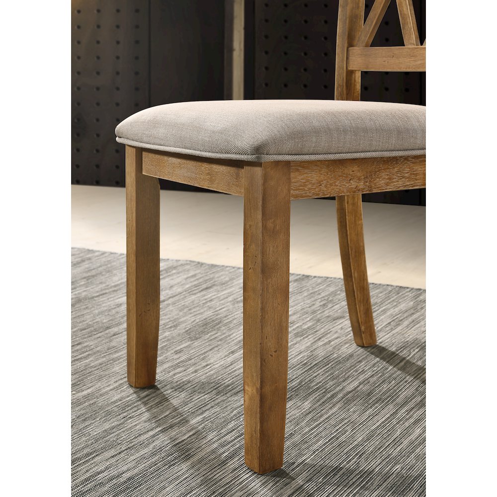 Windvale Fabric Upholstered Dining Chair Set of 2