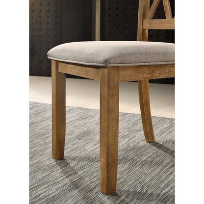 Windvale Fabric Upholstered Dining Chair Set of 2
