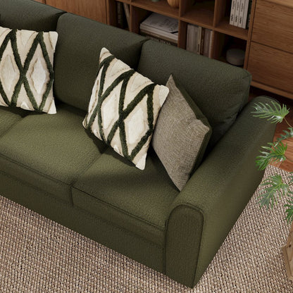 Marvella 3-PC Living Room Set, Sofa, Chair, and Ottoman with Chenille Upholstery