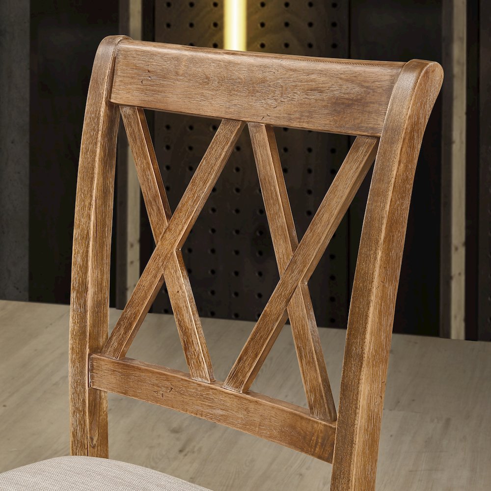 Windvale Fabric Upholstered Dining Chair Set of 2