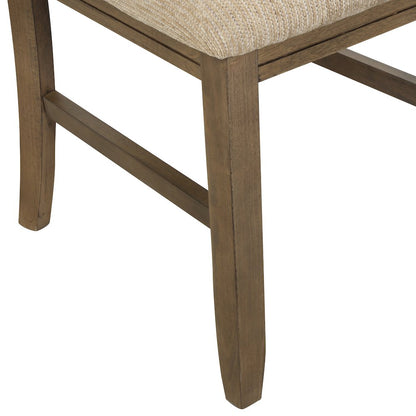 Raven Wood 9-PC Dining Set, Extendable Table with 8 Chairs, Glazed Pine Brown