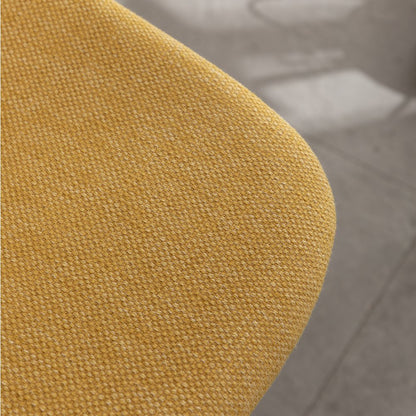 Porth Fabric Kitchen 28.25" Barstools, Set of 2, Yellow