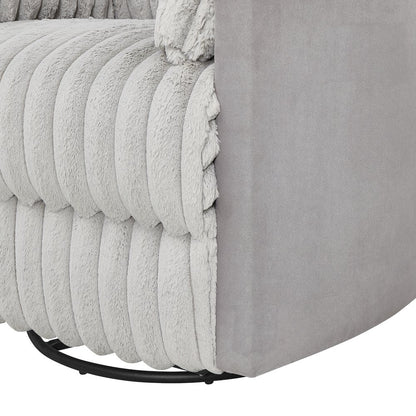 Bocaton Wide Wale Corduroy Upholstery Manual Recliner