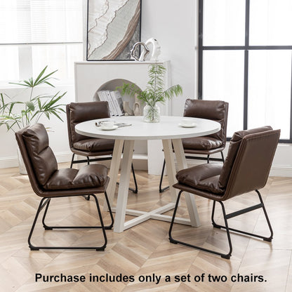 Milos Upholstered Dining Chairs, Set of 2