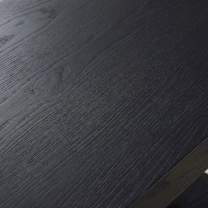 Black, End Side Table, Open Shelf, Quality Build, Durable Wood Frame