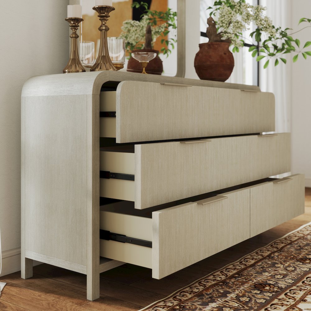 Tavari 5-PC Bedroom Set in Light Gray, Queen