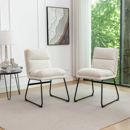 Milos Upholstered Dining Chairs, Set of 2