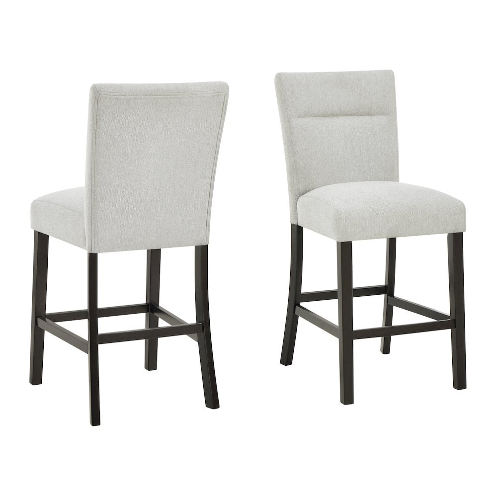 Cavira 5-Piece Modern Faux Marble Dining Set, Counter Height Table with 4 Chairs