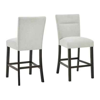 Cavira 5-Piece Modern Faux Marble Dining Set, Counter Height Table with 4 Chairs