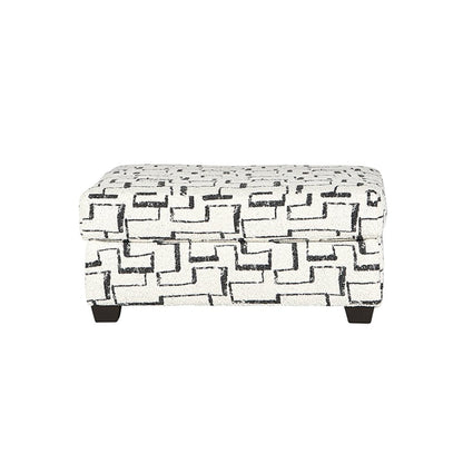 Nason Wide Wale Corduroy Living Room Ottoman, Racetrack Tar