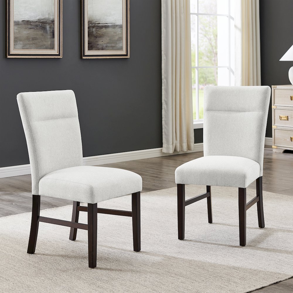 Cavira 5-PC Dining Set, Black and Gold Faux Marble Table with Four Gray Chairs