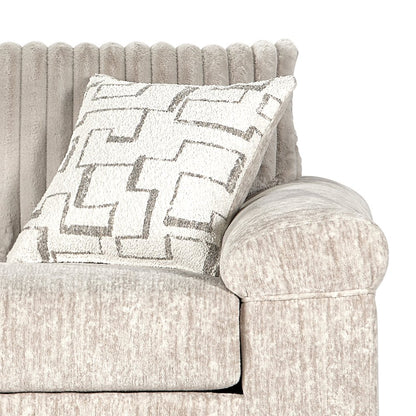 Nason Wide Wale Corduroy Sofa, Loveseat, and Cuddle Chair Set, Parchment