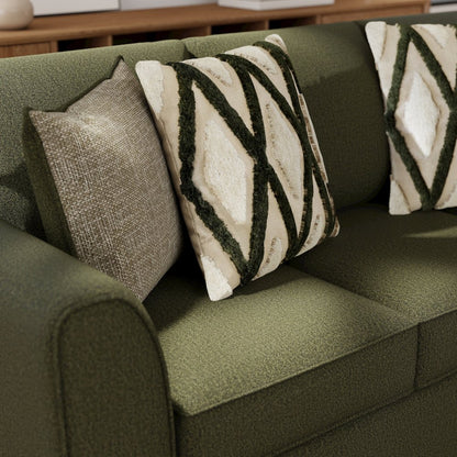 Marvella 4-PC Living Room Set, Sofa, Loveseat, Chair, Ottoman, Chenille