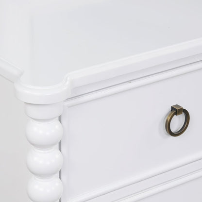 Avellune 5-Drawer Chest, White Finish