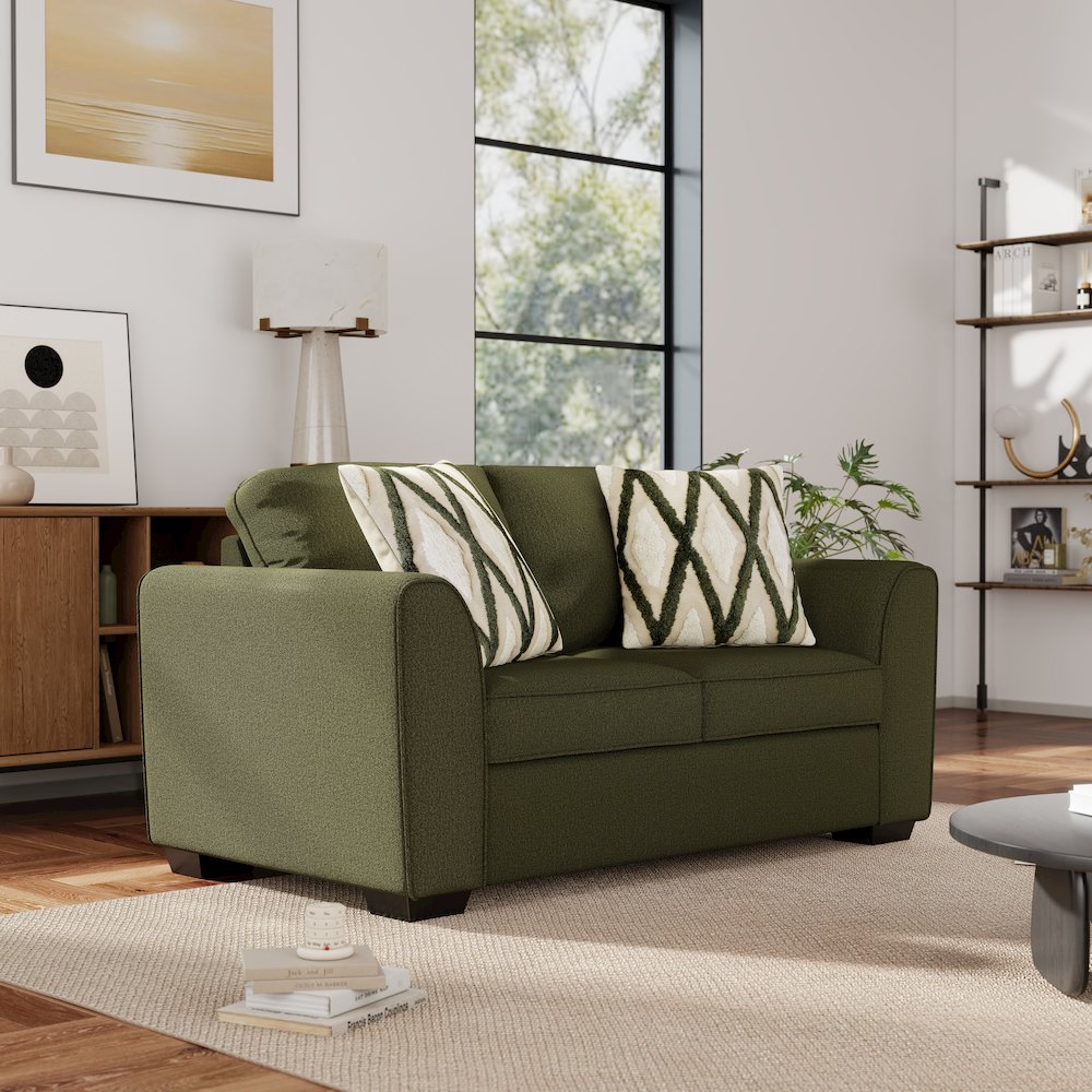 Marvella 4-PC Living Room Set, Sofa, Loveseat, Chair, Ottoman, Chenille