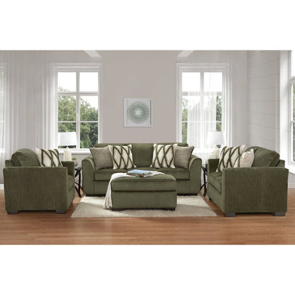 Marvella 4-PC Living Room Set, Sofa, Loveseat, Chair, Ottoman, Chenille