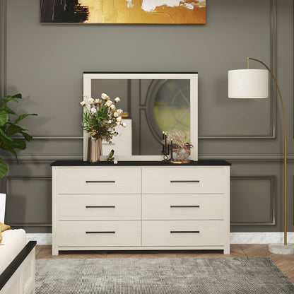 Realynn 4-Pc Bedroom Set, King Panel Bed, Dresser, Mirror, Nightstand