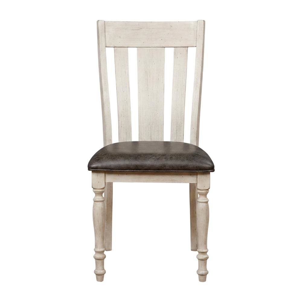 Upholstered Wood Dining Chair with Turned Legs for Dining Room, Beige, Set of 2