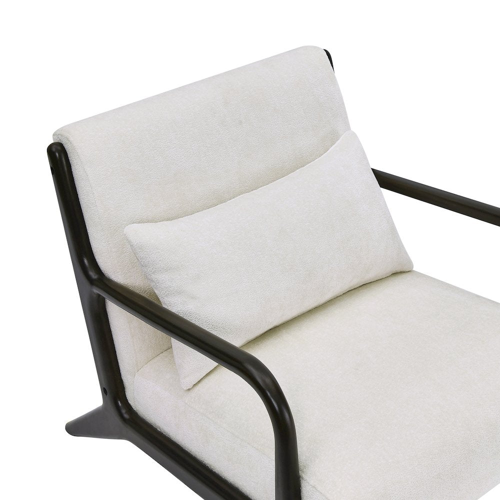 Eterna Mid-Century Accent Chair with Pillow