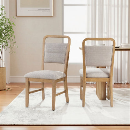 Arden Solid Wood Frame Dining Chairs, Set of 2