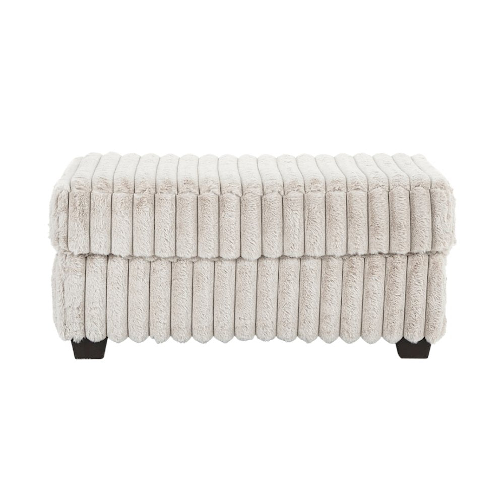 Belvoir Accent Cocktail Ottoman, Beige Champagne