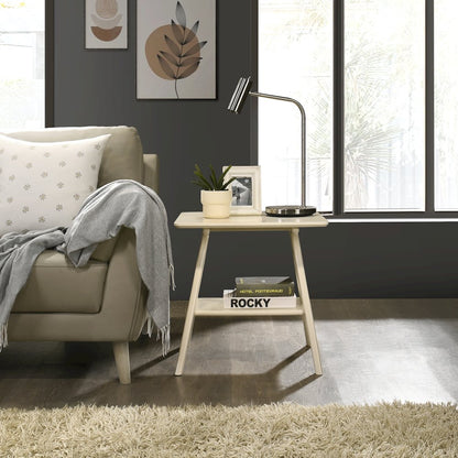 3-Piece Coffee Table Set, Coffee Table and Two End Tables, Off-White Finish