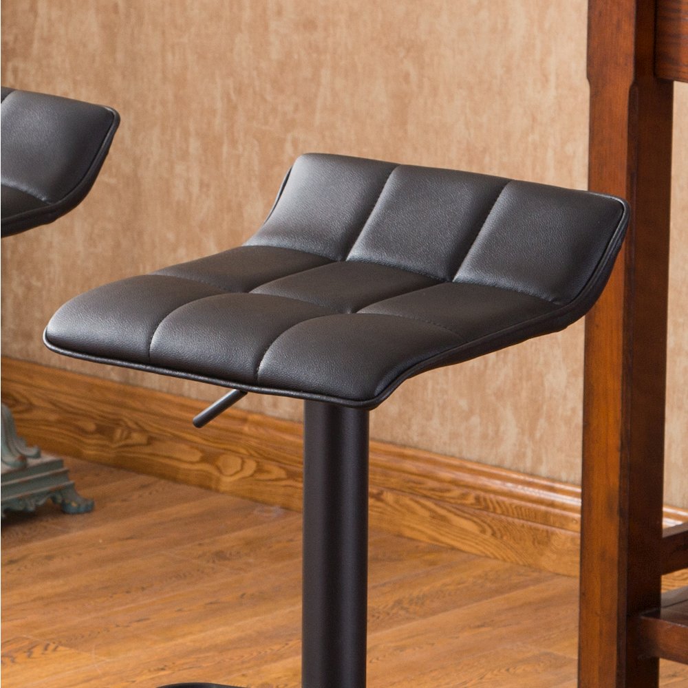 Belham Round Bar Table and 2 Swivel Adjustable Bar Stools