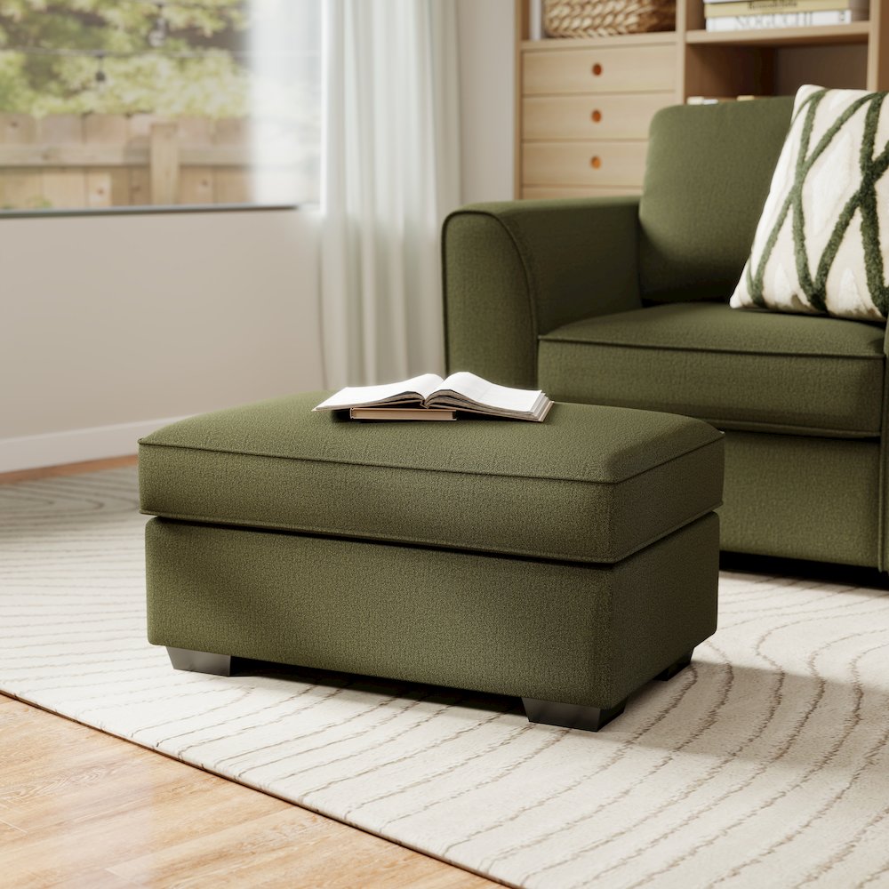 Marvella 4-PC Living Room Set, Sofa, Loveseat, Chair, Ottoman, Chenille