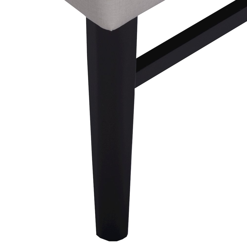 5-Piece Dining Set, Black and Gold Faux Marble Dining Table Four Chairs, Tan