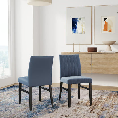 Wendell Contemporary Upholstered Dining Chairs, Set of 2