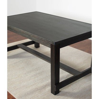 6-Piece Dining Set, Dining Table with 4 Stylish Chairs and a Bench, Gray