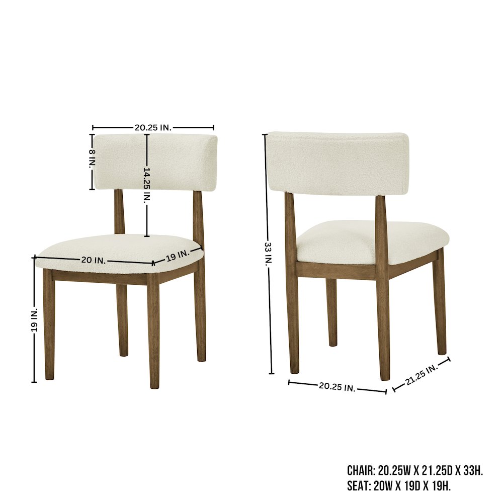 Axler 5-Piece Dining Set,Tripod-Cross DiningTable with 4Stylish Chairs,Light Oak