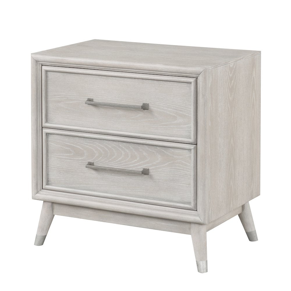 Seluna 5-Piece Bedroom Set with Touch LED Lighting, Gray Oak Finish, Queen