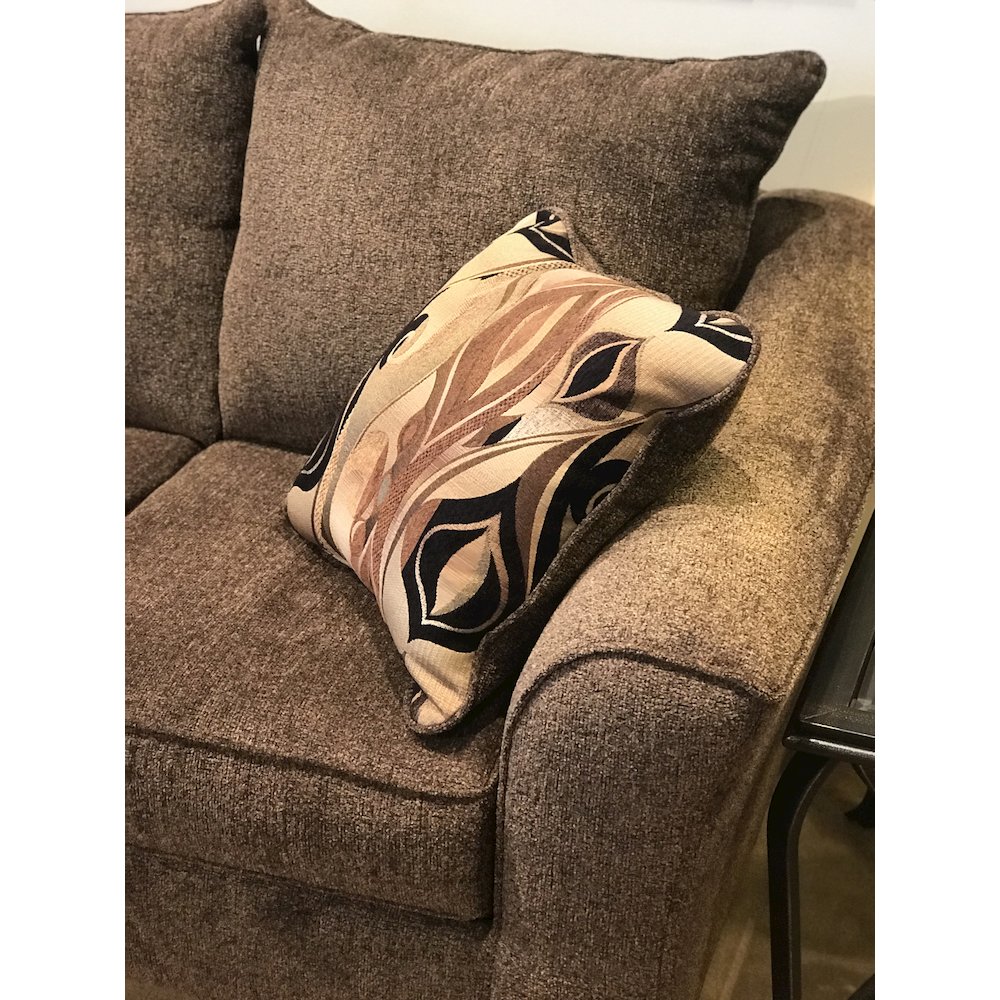 Camero Cafe Fabric 4-Piece Living Room Set