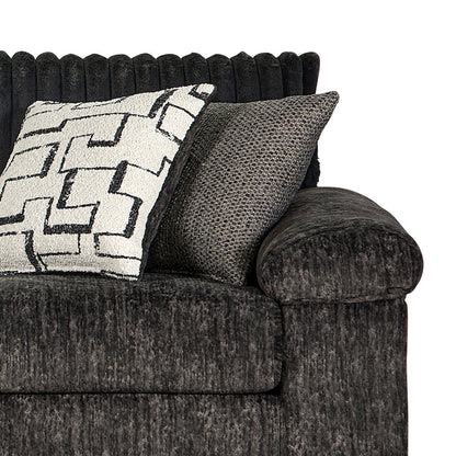 Nason Wide Wale Corduroy Sofa, Charcoal