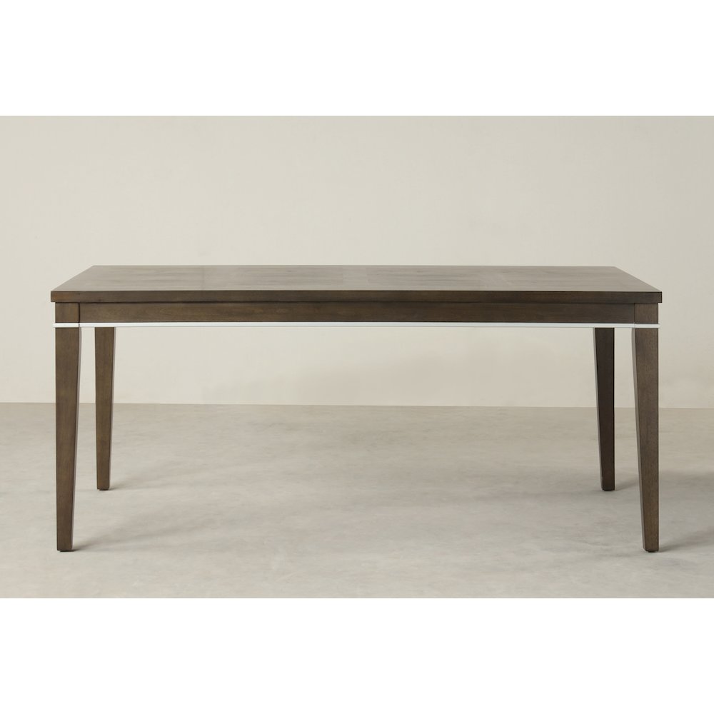 Aberll Wood Dining Room Set, Table with 6 Side Chairs, Gray