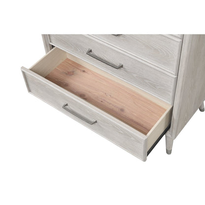 Seluna 5-Piece Bedroom Set with Touch LED Lighting, Gray Oak Finish, King