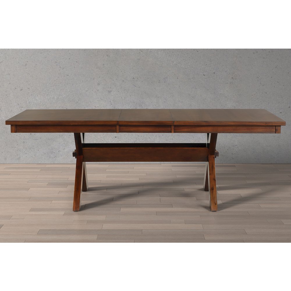 Karven Wood 9-PC Dining Set, Extendable Dining Table, 8 Chairs, Dark Hazelnut